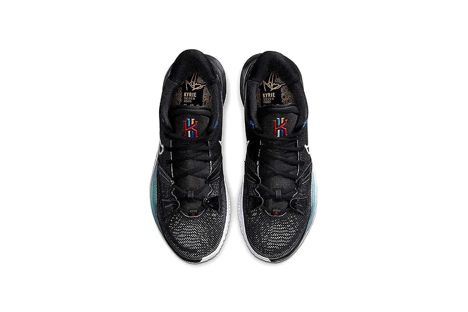 kakoqclab.com Nike Black Kyrie Basketball Shoe 1318 Black mid-top product image thumbnail 3