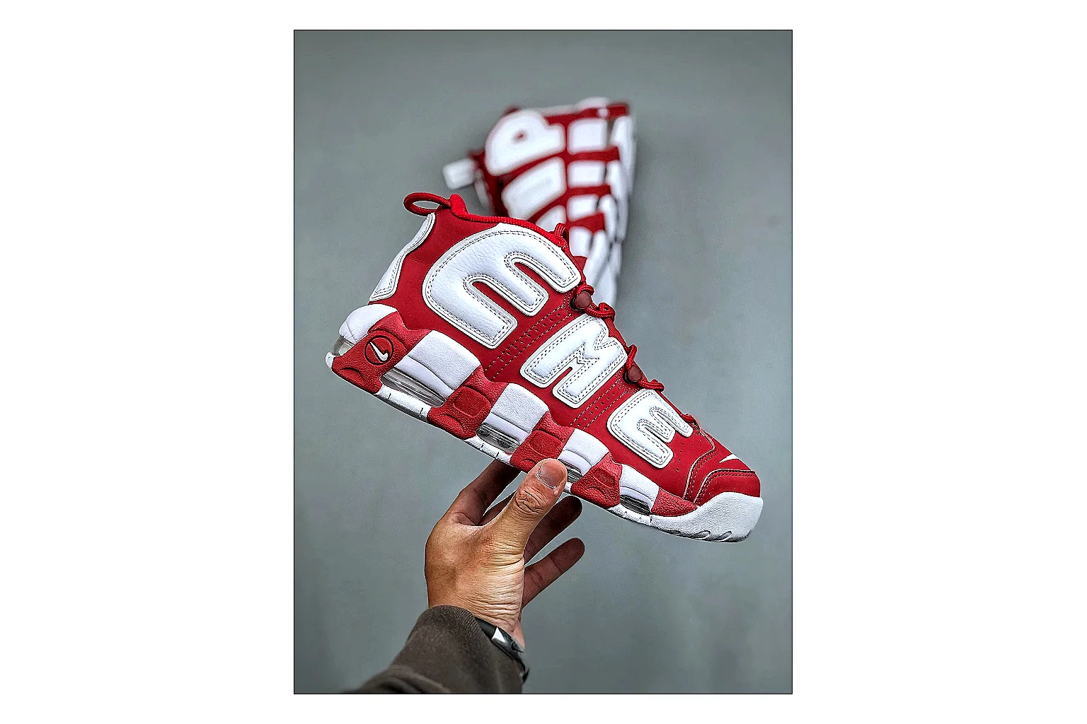 kakoqclab.com Nike Red White Logo Low 8856 Red White low-top product image thumbnail 2