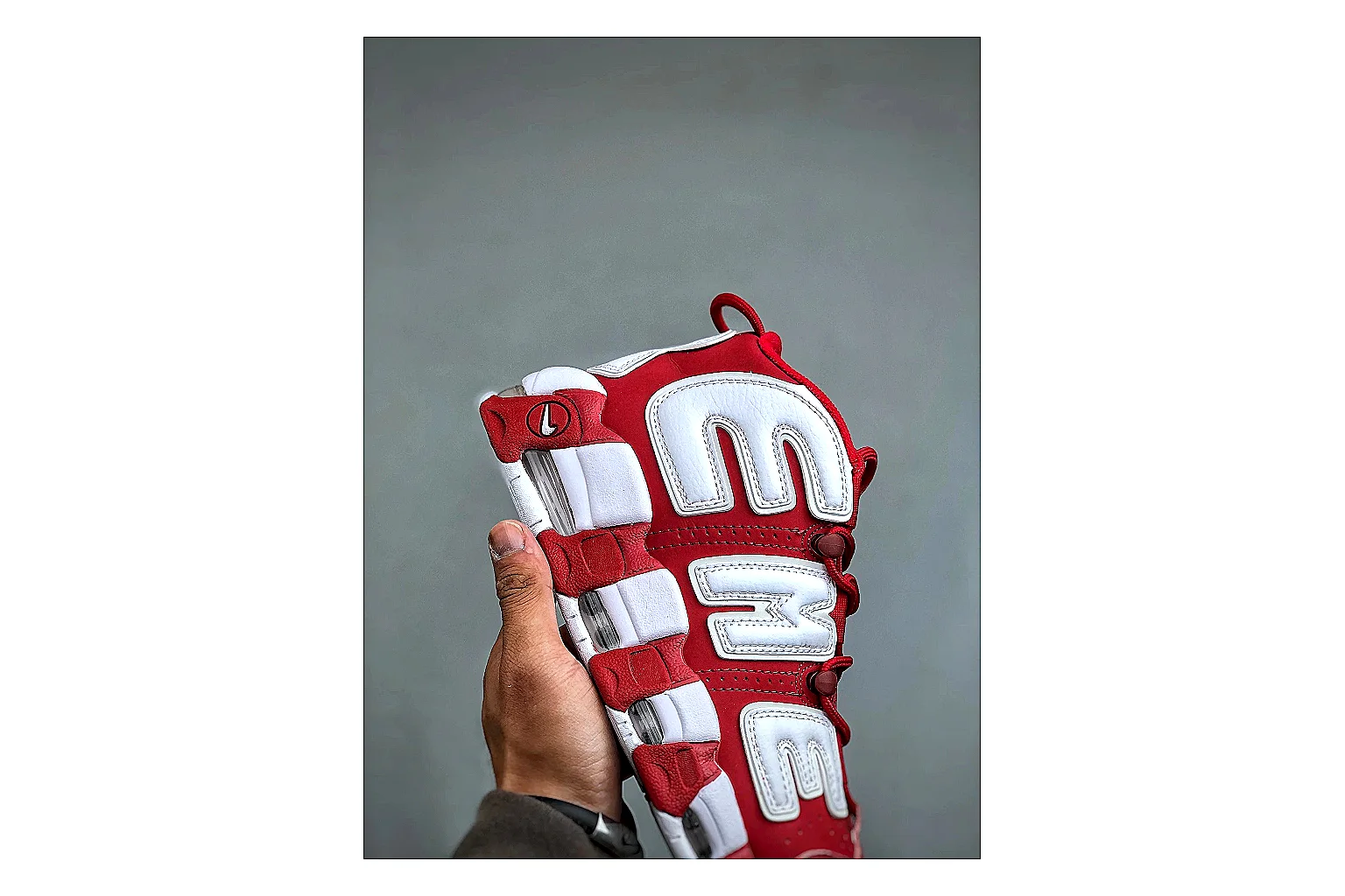 kakoqclab.com Nike Red White Logo Low 8856 Red White low-top product image thumbnail 4