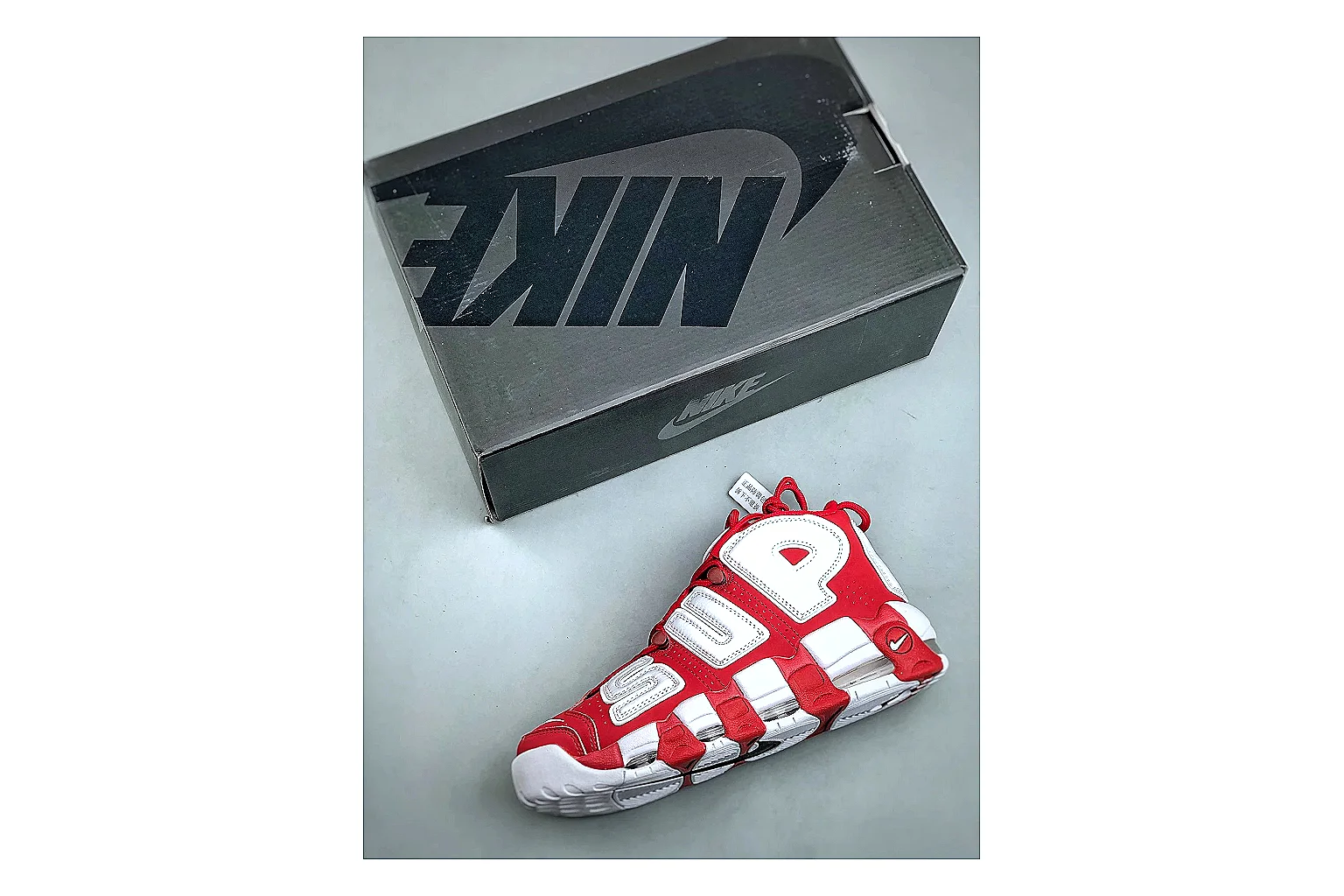 kakoqclab.com Nike Red White Logo Low 8856 Red White low-top product image thumbnail 6