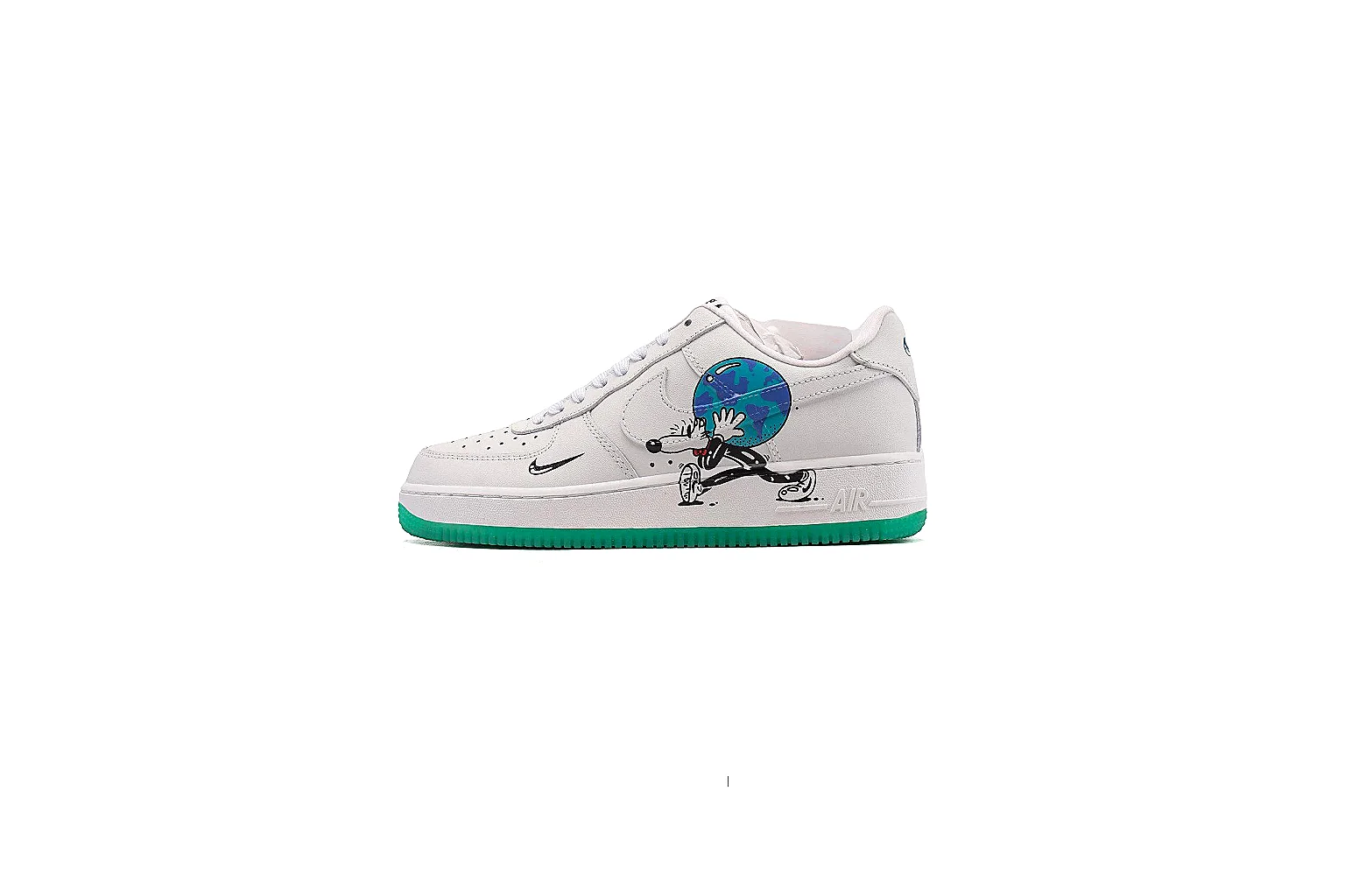 kakoqclab.com Nike White Green Low Skate 1185 White Green low-top product image