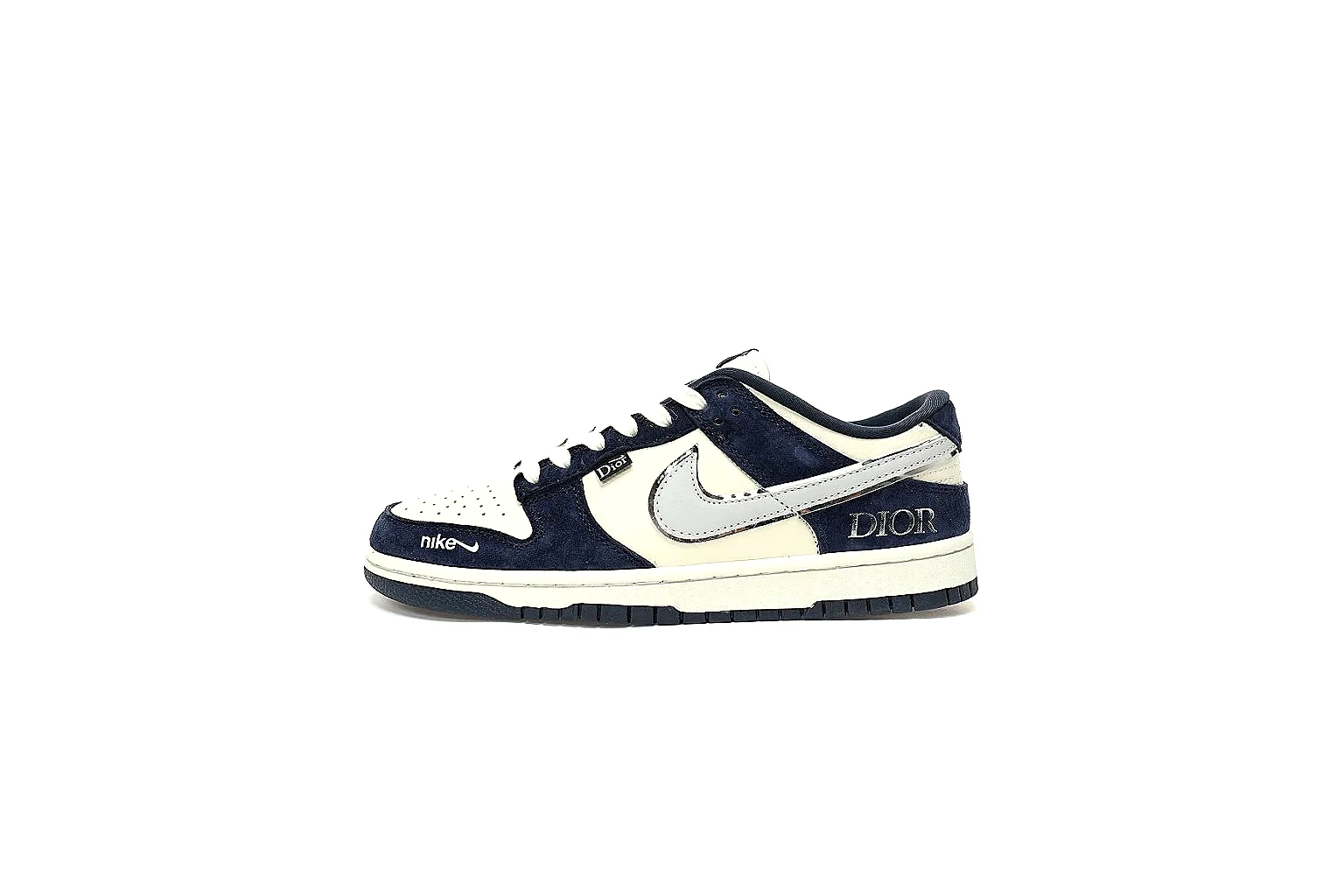 Kako QC Lab inspection photos for Nike Navy Cream Low Court