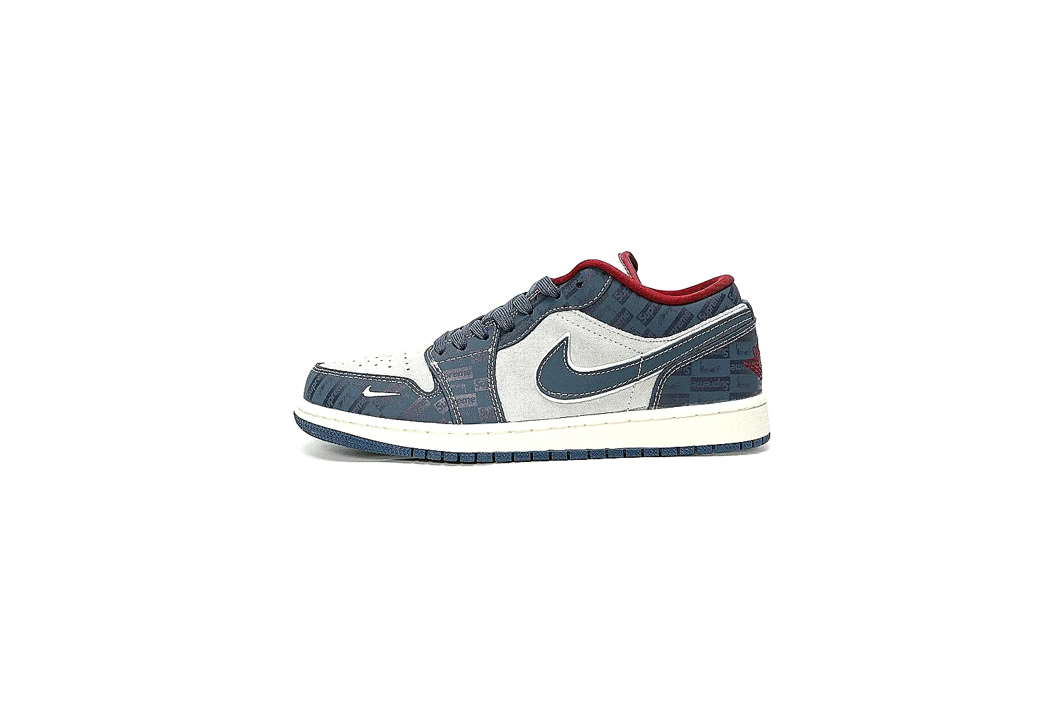 Kako QC Lab inspection photos for Nike Navy Red Low Court