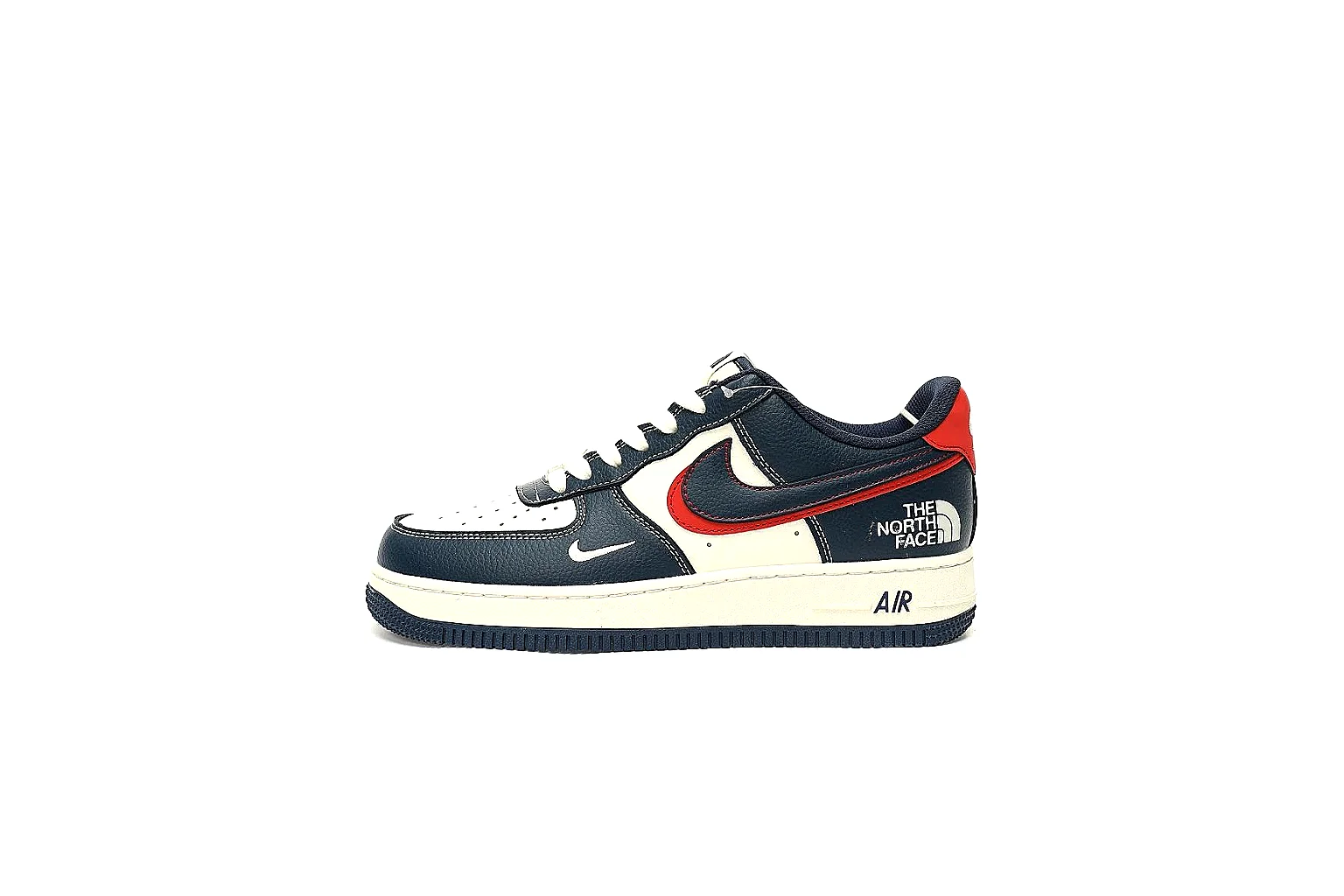 Kako QC Lab inspection photos for Nike Navy Red Low Court