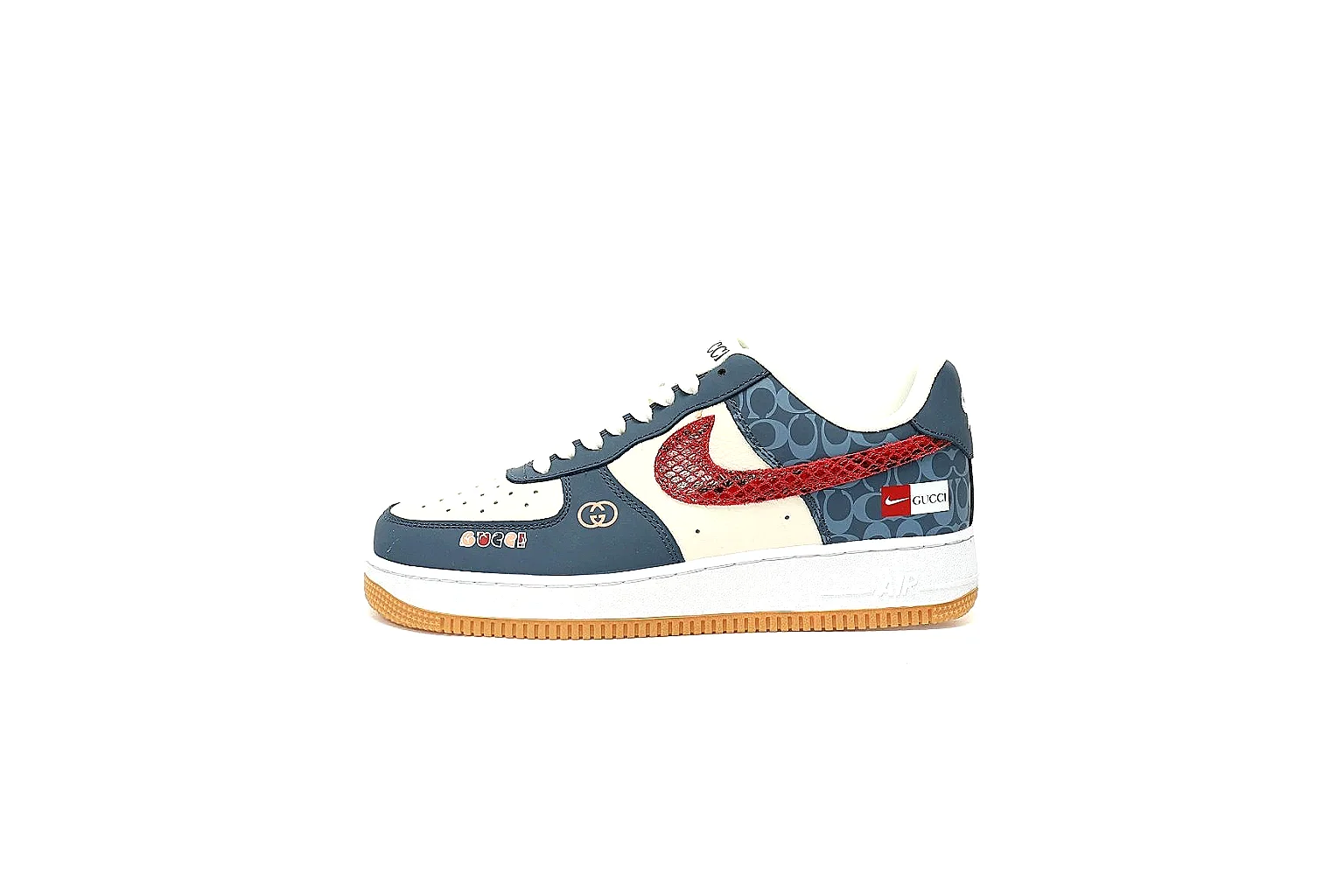 Kako QC Lab inspection photos for Nike Navy Red Low Court