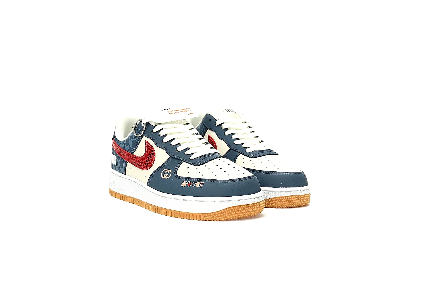 Kako QC Lab inspection photos for Nike Navy Red Low Court thumbnail 3