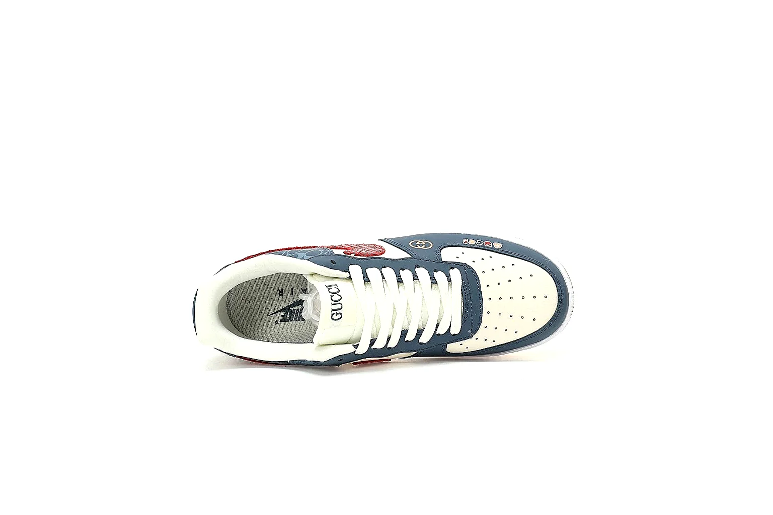 Kako QC Lab inspection photos for Nike Navy Red Low Court thumbnail 6