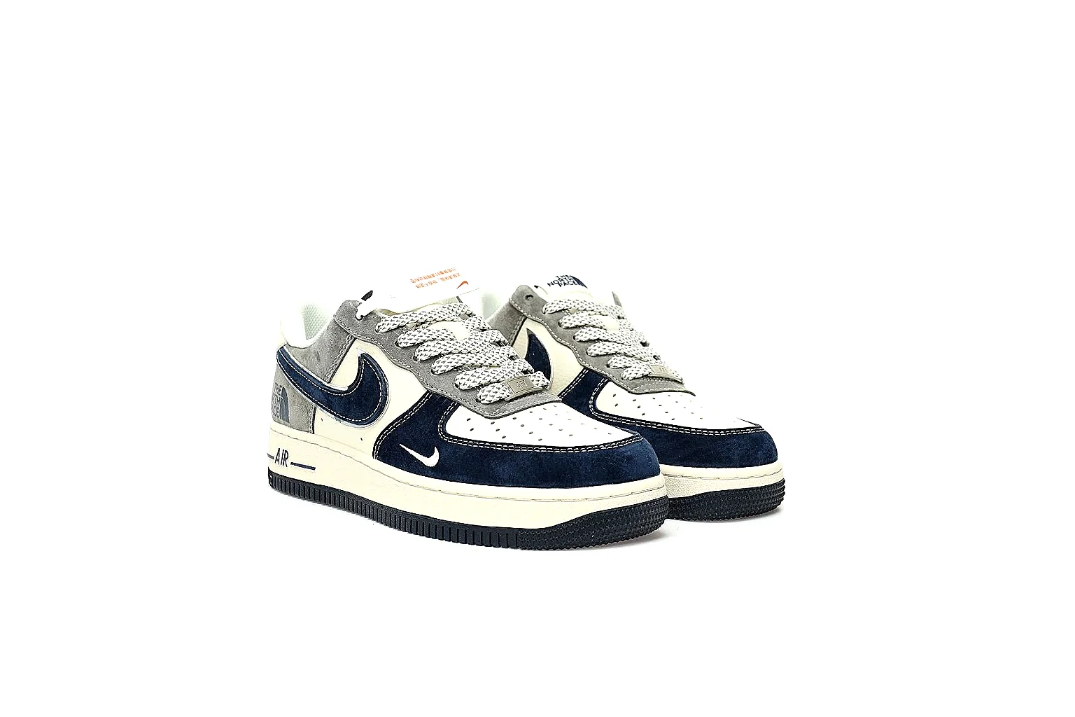 Kako QC Lab inspection photos for Nike Navy White Low Court Sneaker thumbnail 4