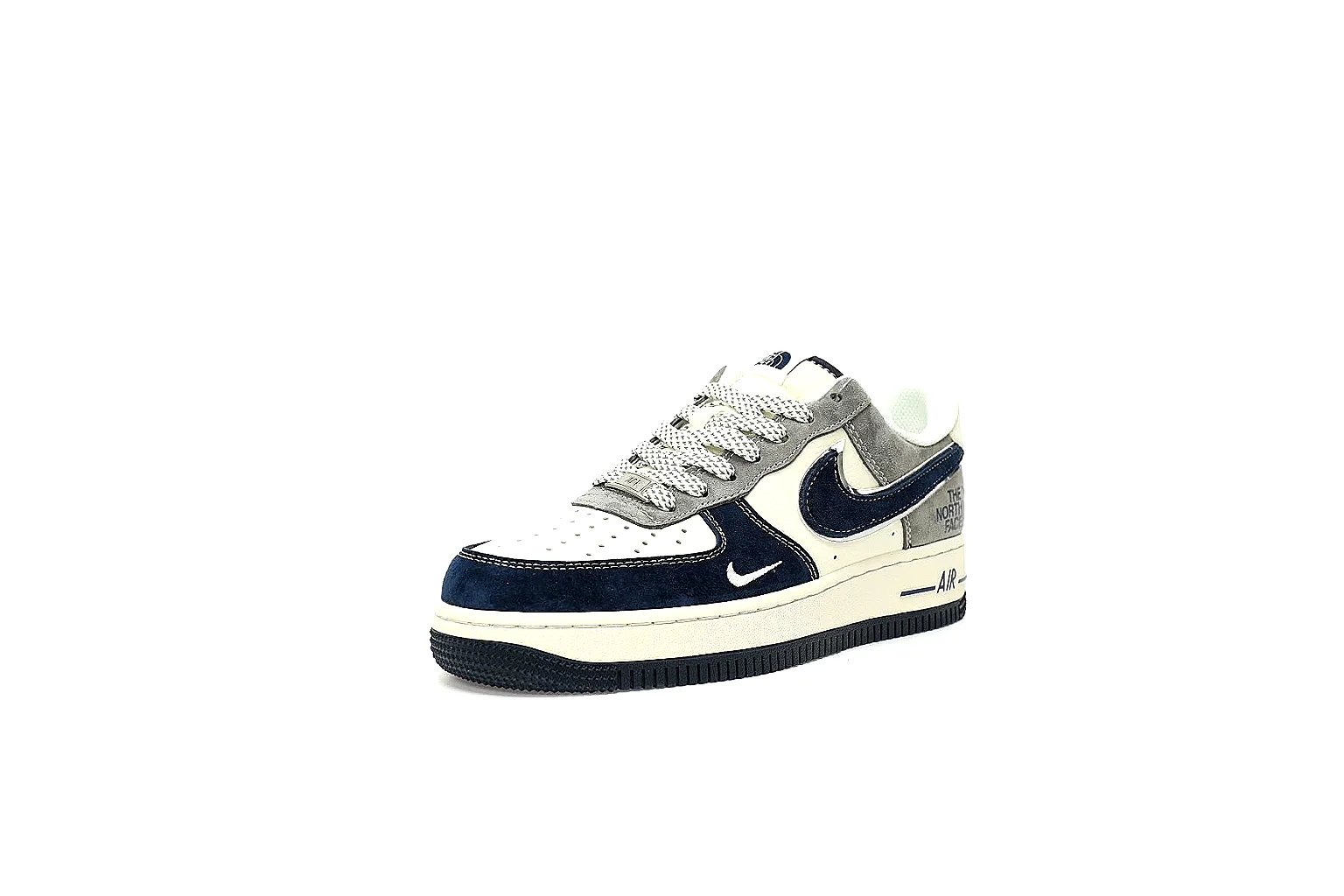 Kako QC Lab inspection photos for Nike Navy White Low Court Sneaker thumbnail 5
