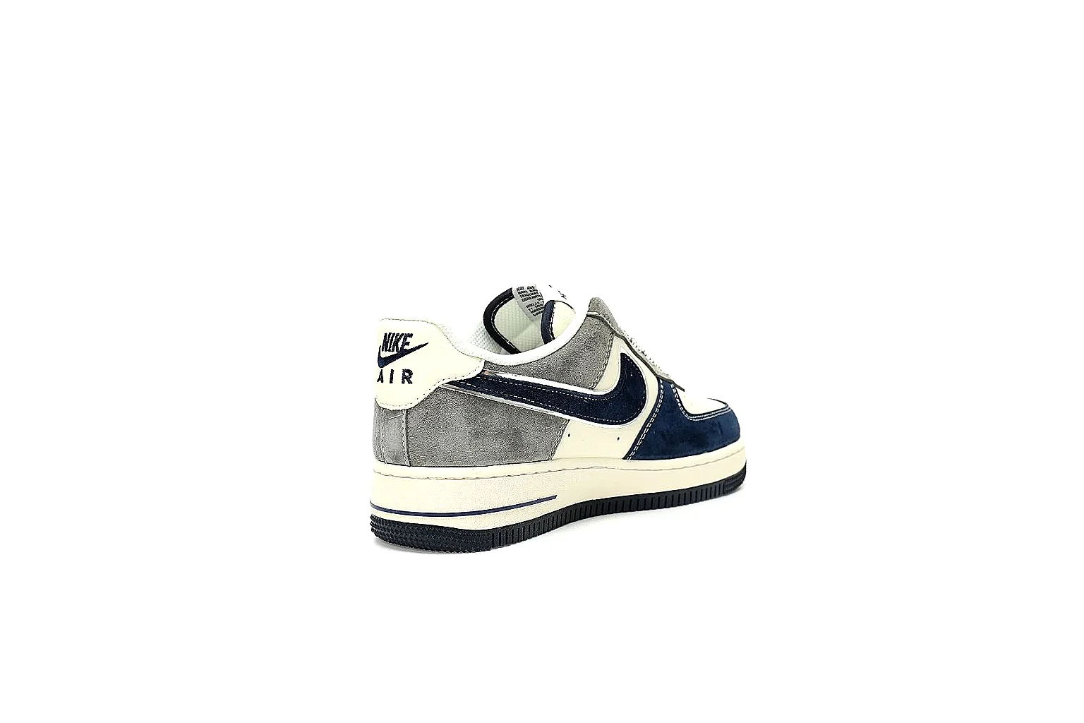 Kako QC Lab inspection photos for Nike Navy White Low Court Sneaker thumbnail 6