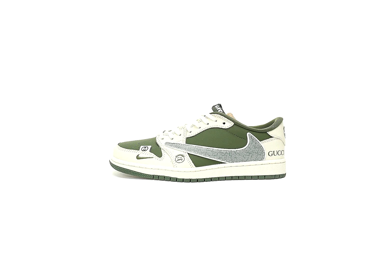 Kako QC Lab inspection photos for Nike Olive Cream Low Court