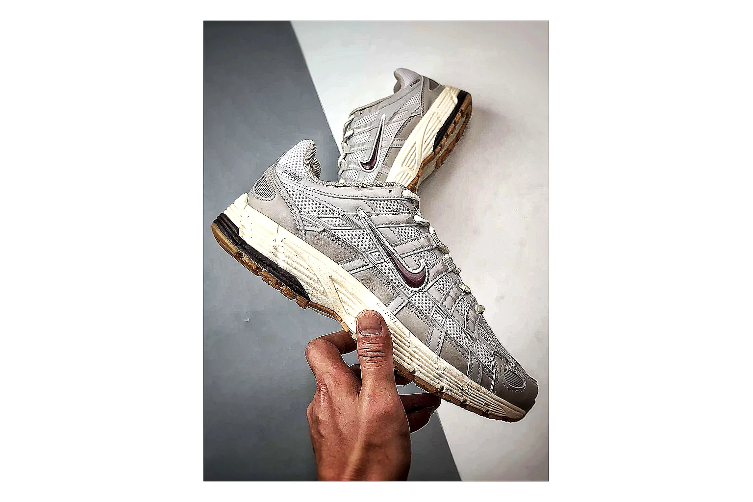 Nike P 6000 Gray Sneakers QC photo reference SKU 1182167049 thumbnail 3