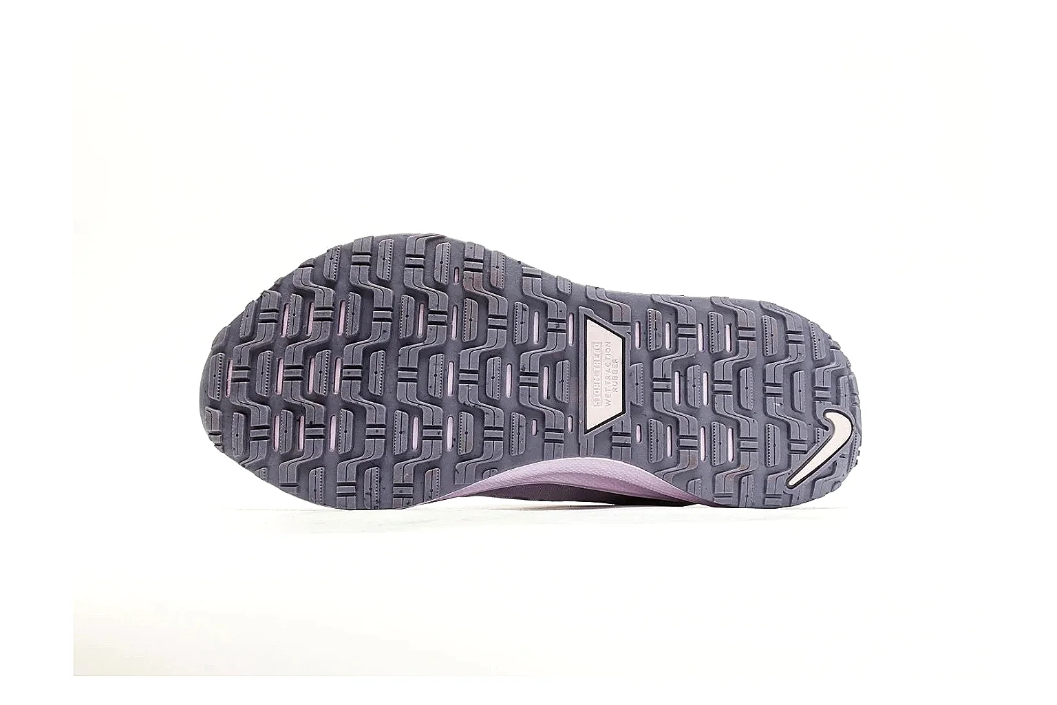 Nike ReactX GORE-TEX Lilac Sneakers QC reference photo showing lilac textile upper, small Swoosh, heel pull tabs, cushioned ReactX-style sole, and weather-ready low profile thumbnail 3