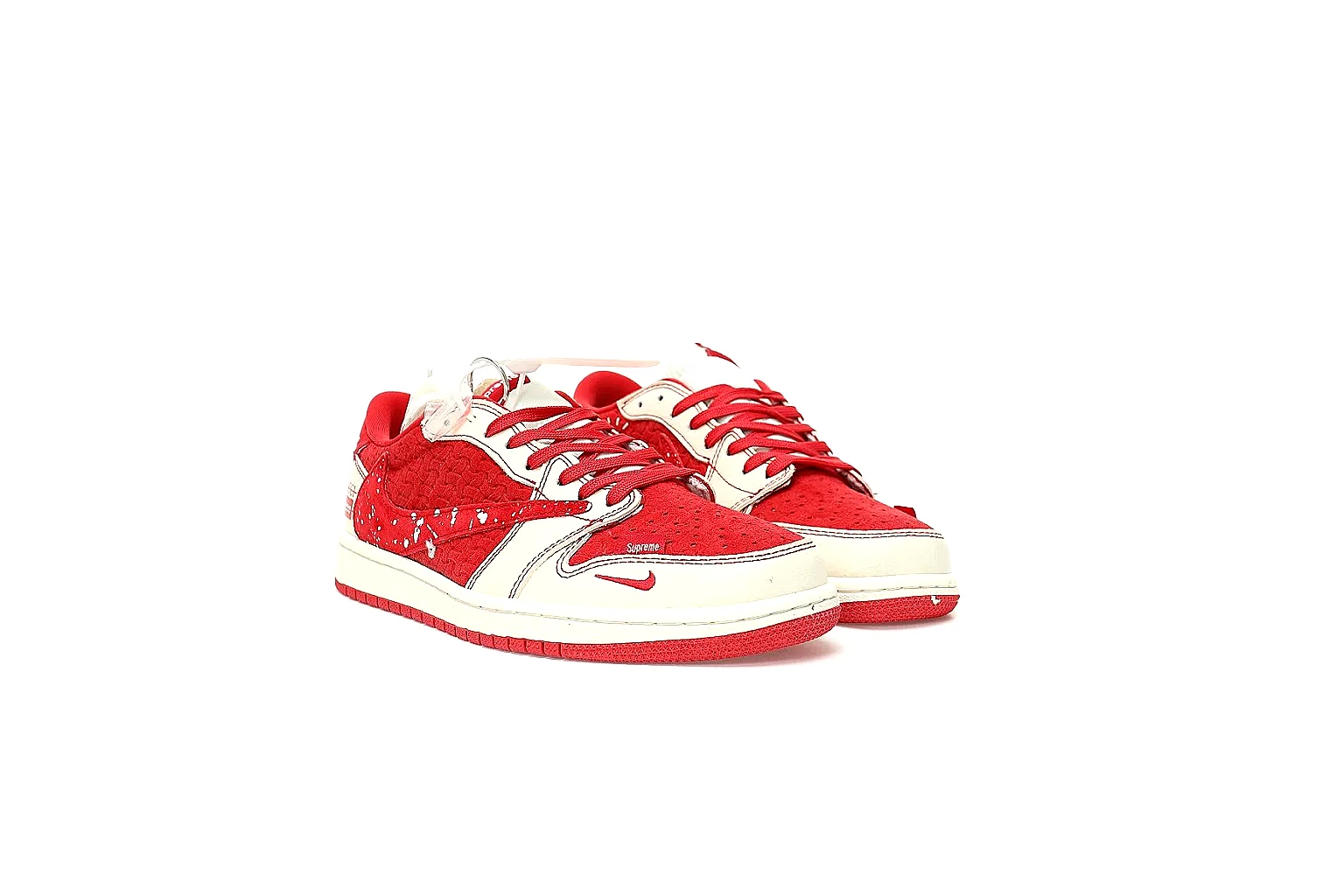 Kako QC Lab inspection photos for Nike Red White Low Court thumbnail 3