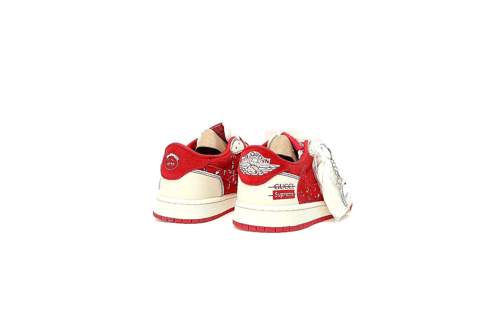 Kako QC Lab inspection photos for Nike Red White Low Court thumbnail 4