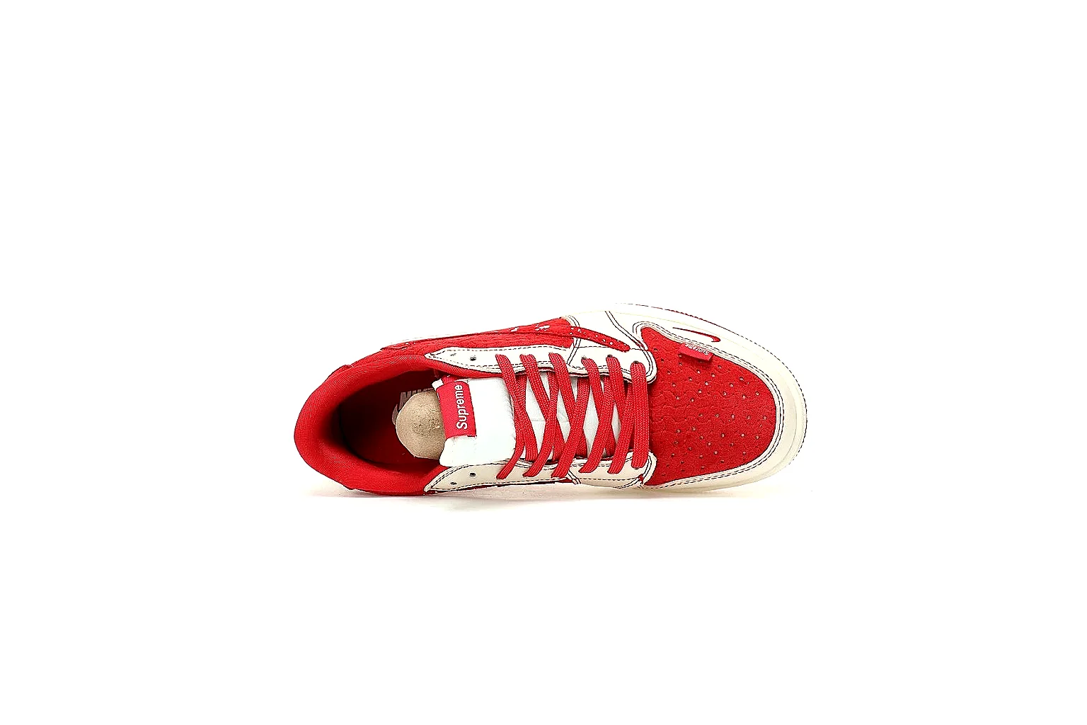 Kako QC Lab inspection photos for Nike Red White Low Court thumbnail 6