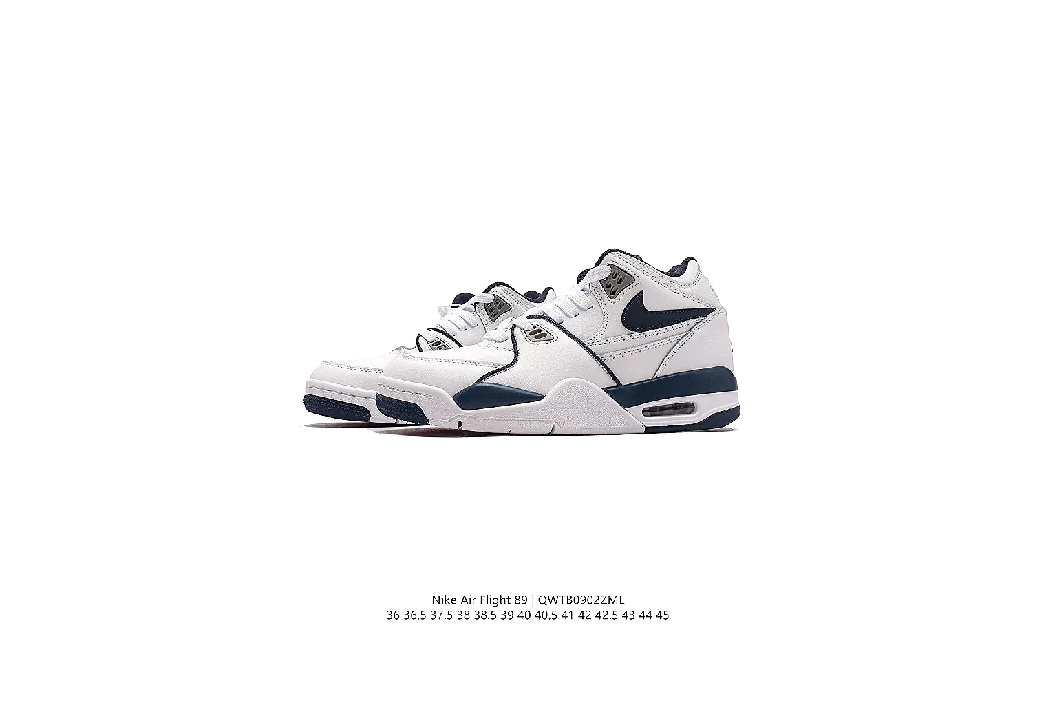kakoqclab.com Nike White Navy Retro Basketball 0708 White Navy low-top product image thumbnail 5