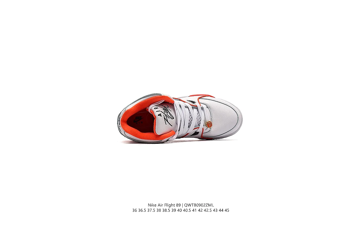 kakoqclab.com Nike White Red Retro Basketball 0712 White Red low-top product image