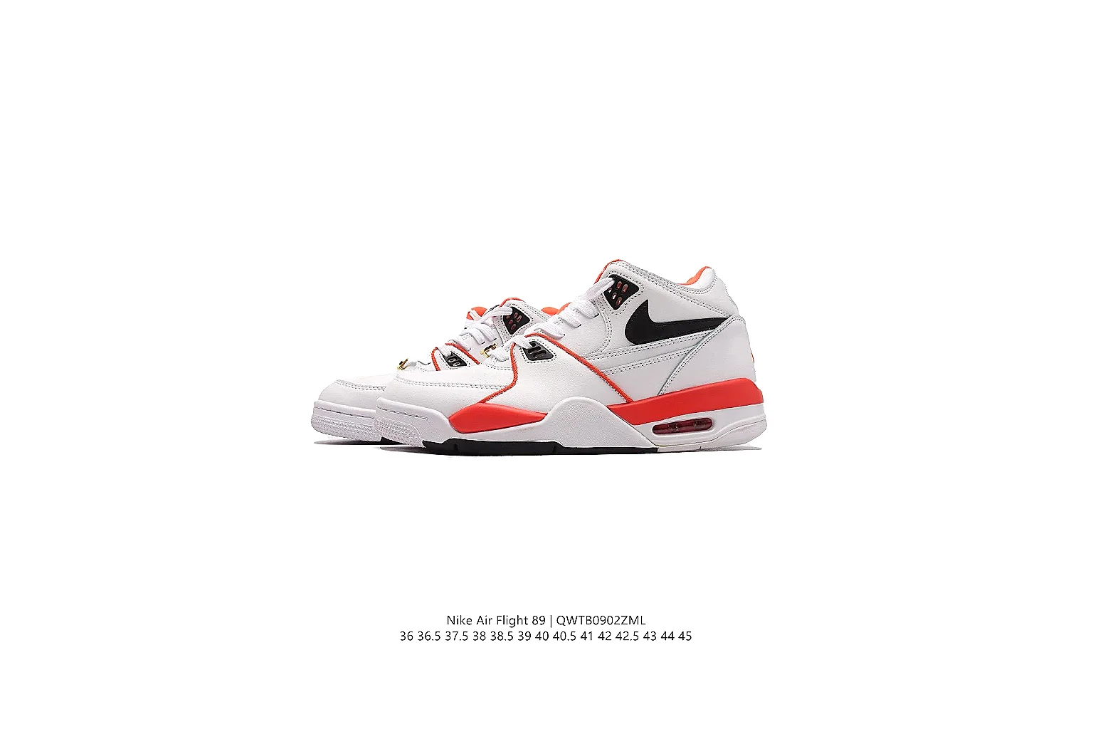 kakoqclab.com Nike White Red Retro Basketball 0712 White Red low-top product image thumbnail 5