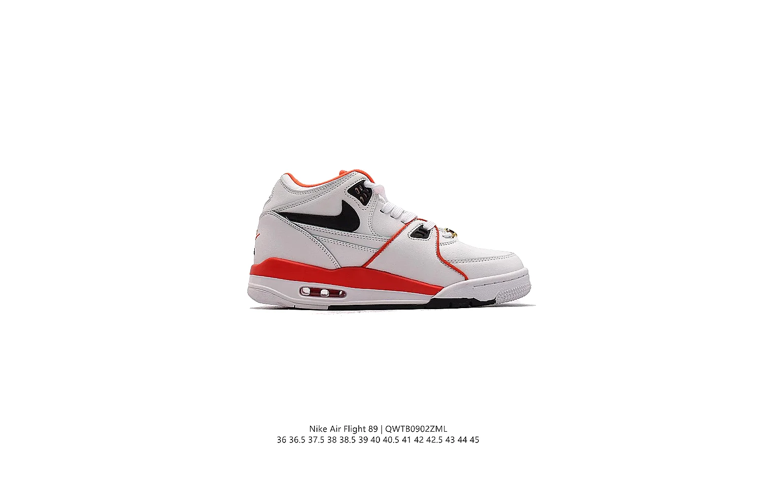 kakoqclab.com Nike White Red Retro Basketball 0712 White Red low-top product image thumbnail 6