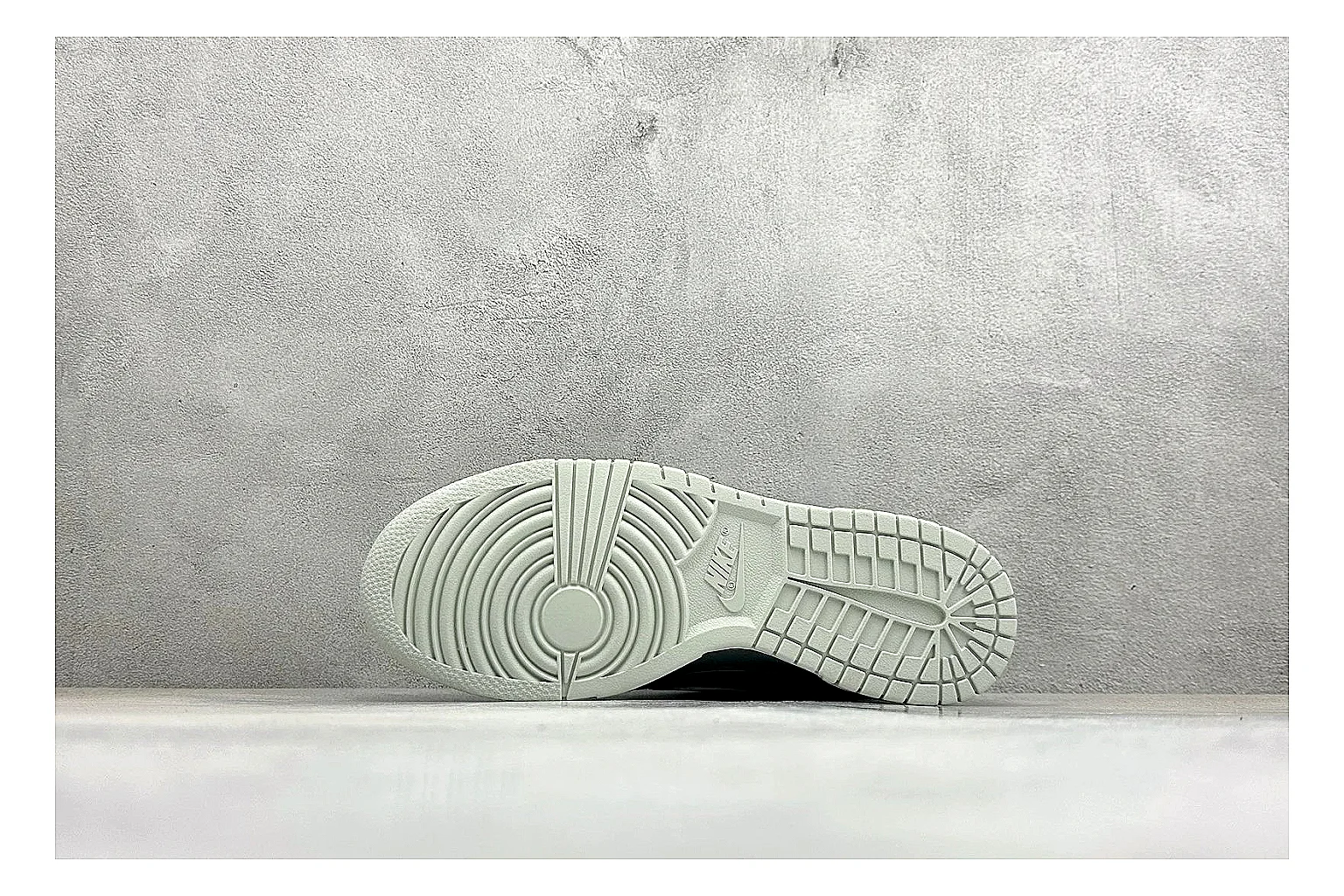 Nike SB Dunk Low Grey QC reference photo showing grey low-top skate upper, white Swoosh, padded collar, and classic Dunk sole thumbnail 3