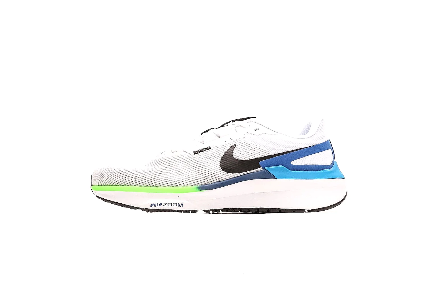 Nike Structure 25 white blue top outsole and heel QC angle reference thumbnail 5