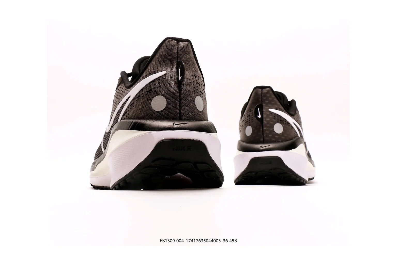 Nike V2K Run Black Silver layered runner six photo view thumbnail 3
