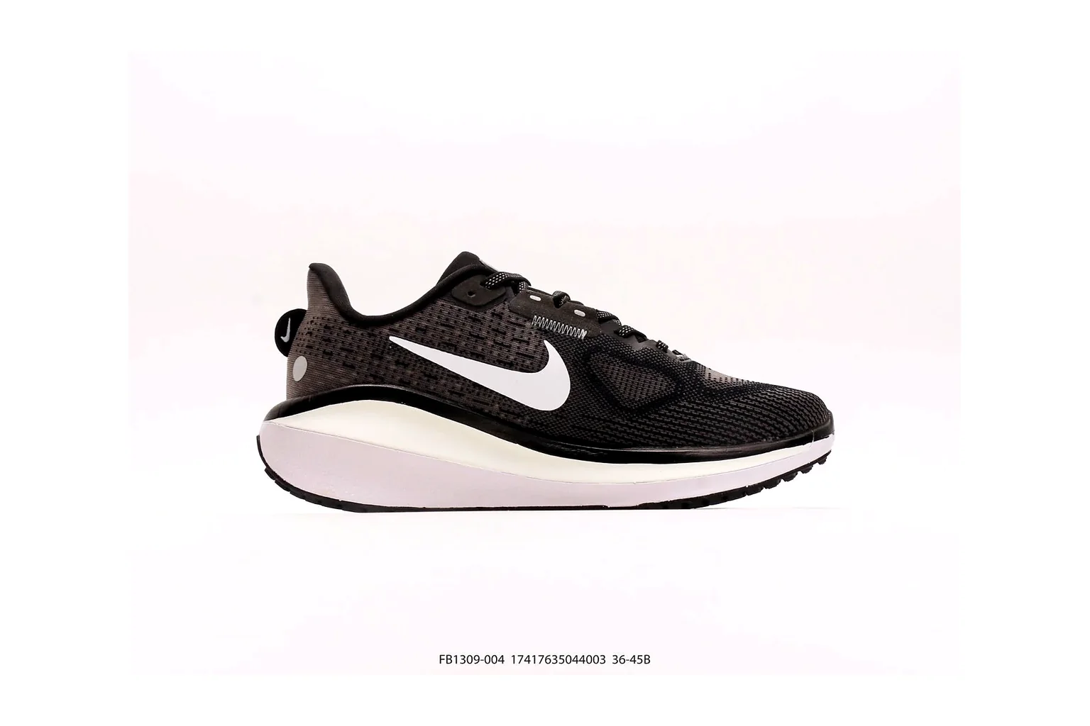 Nike V2K Run Black Silver layered runner six photo view thumbnail 5