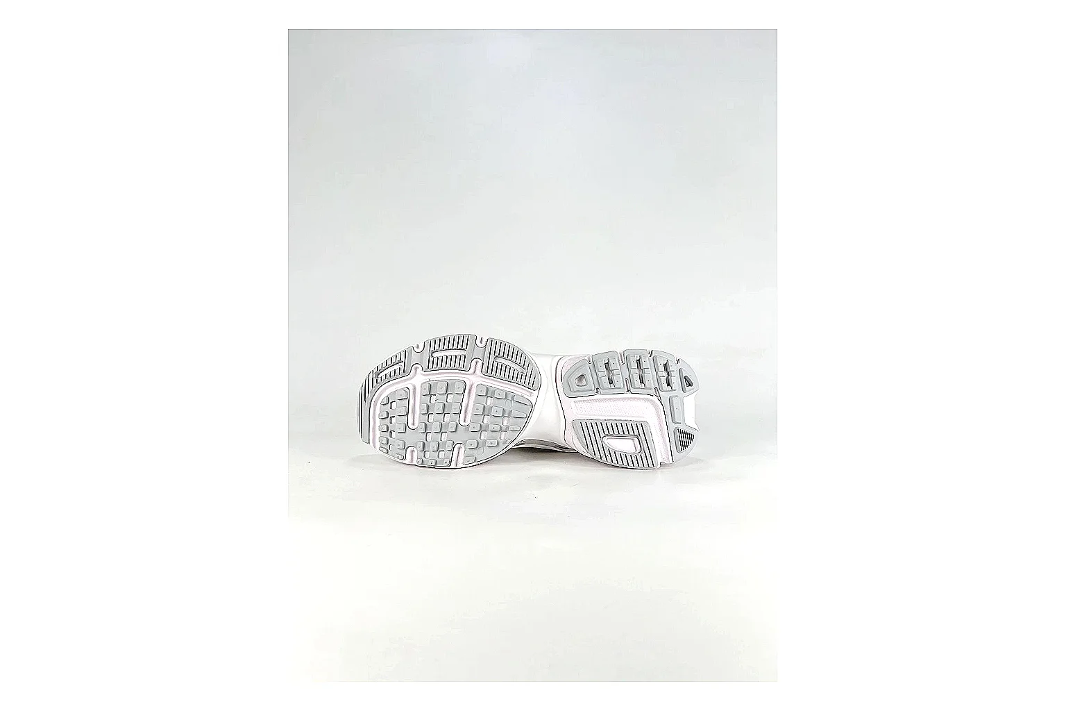 Nike V2K Run White Sneakers QC photo reference showing white retro runner sneakers with mesh-leather texture, side-profile shape, upper panel lines, and outsole detail thumbnail 3