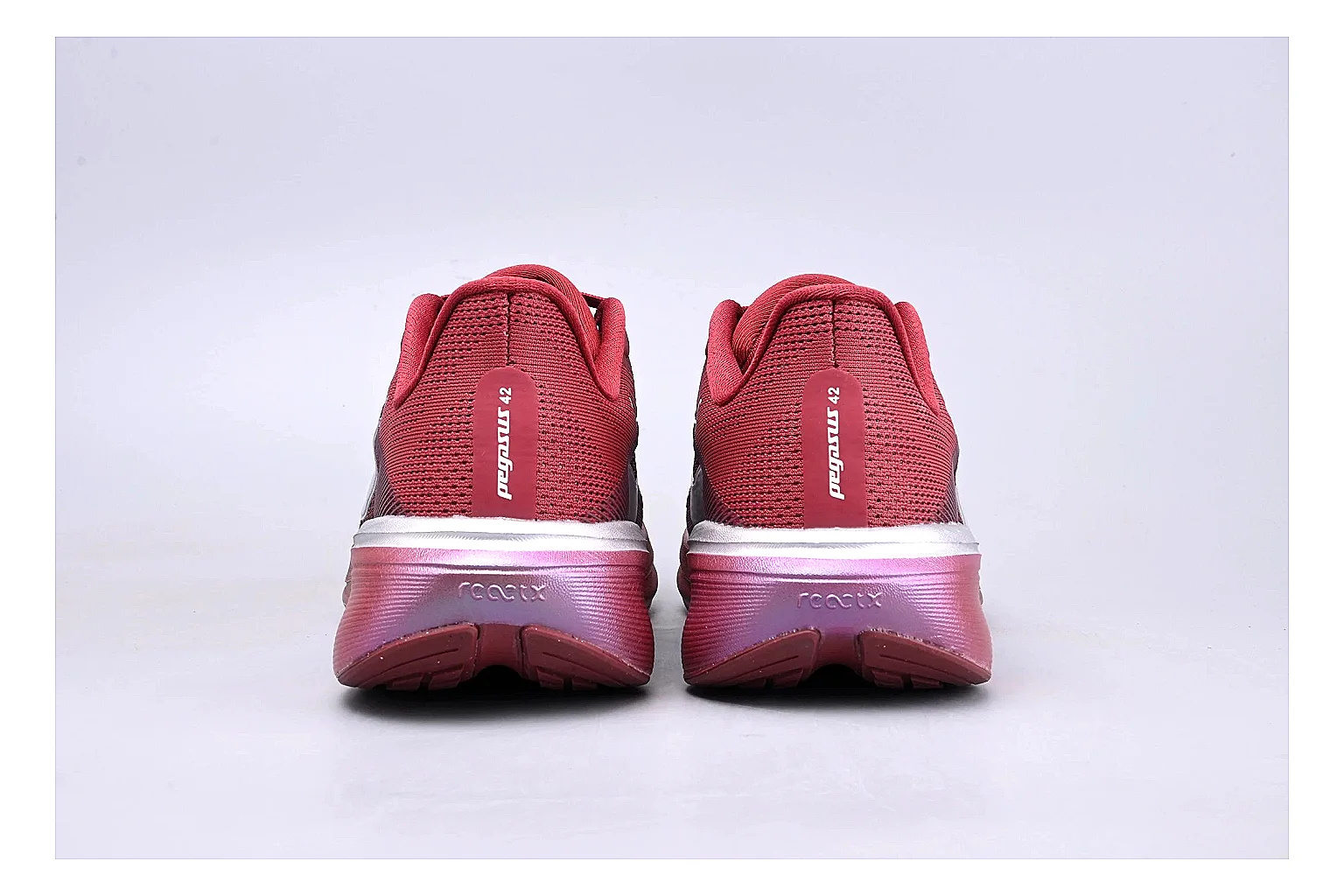 Nike Air Zoom Vomero Red Runner QC photo showing red vomero runner with mixed upper and runner shape thumbnail 2