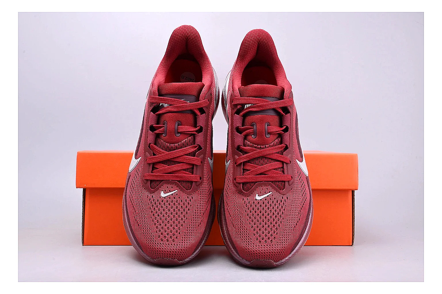 Nike Air Zoom Vomero Red Runner QC photo showing red vomero runner with mixed upper and runner shape thumbnail 3