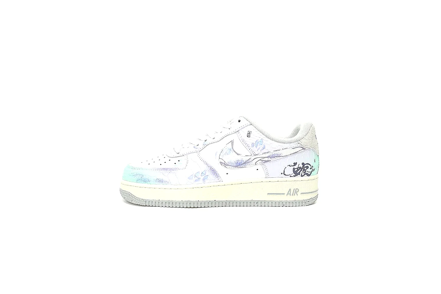 Kako QC Lab inspection photos for Nike White Aqua Low Court