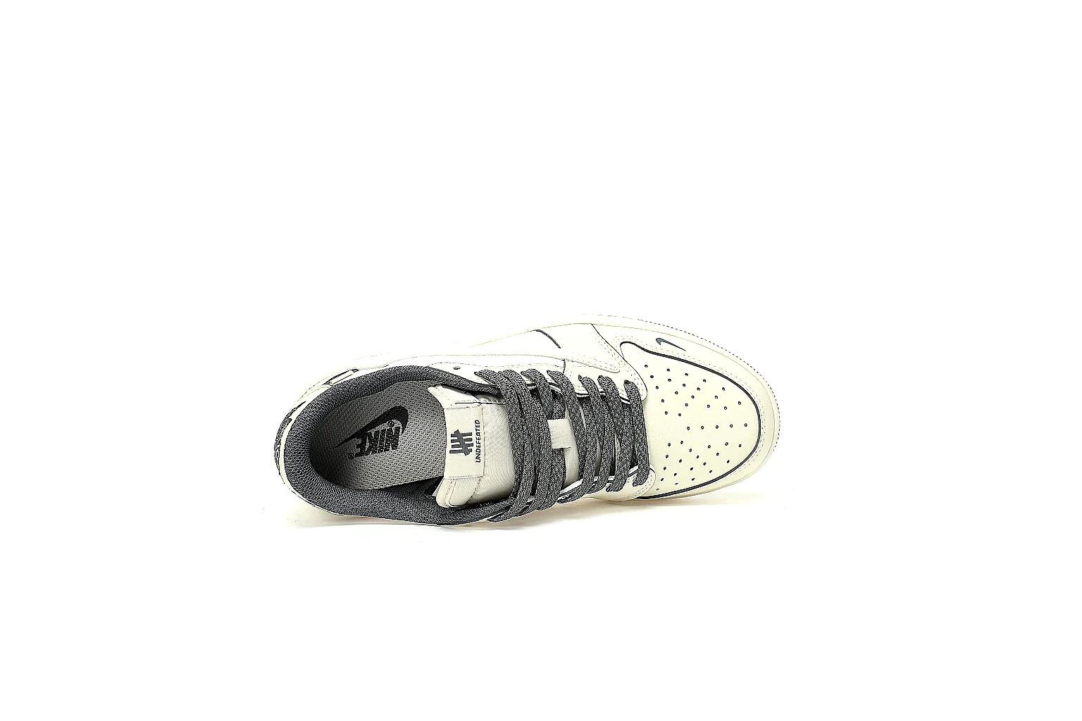Kako QC Lab inspection photos for Nike White Black Low Court