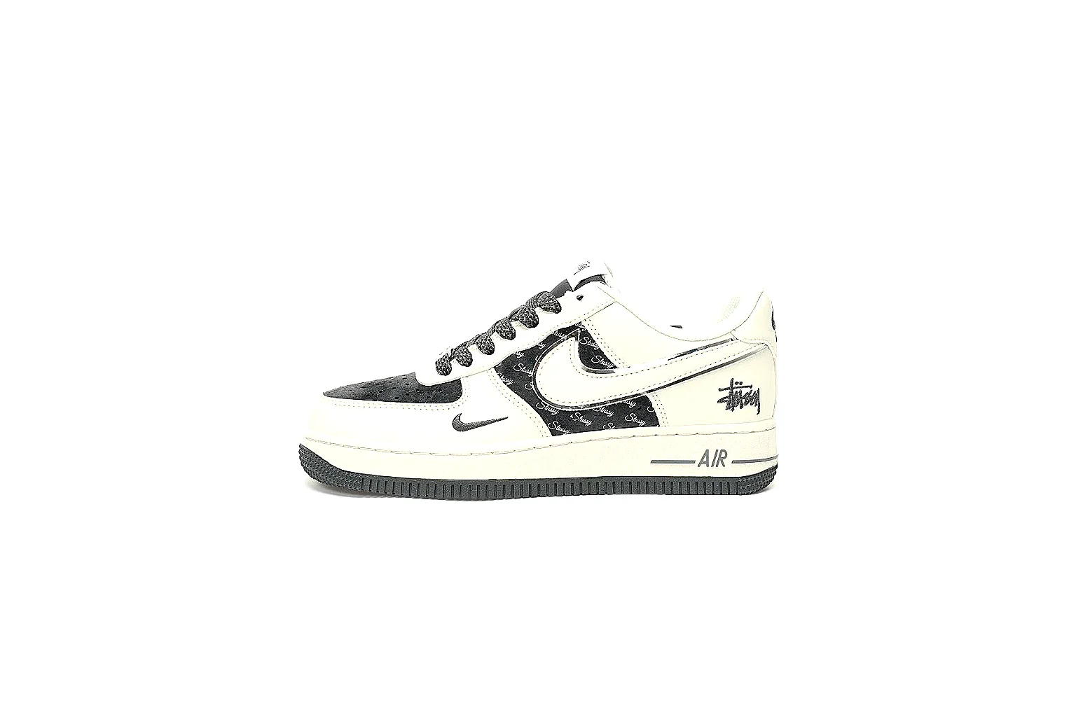 Kako QC Lab inspection photos for Nike White Black Low Court