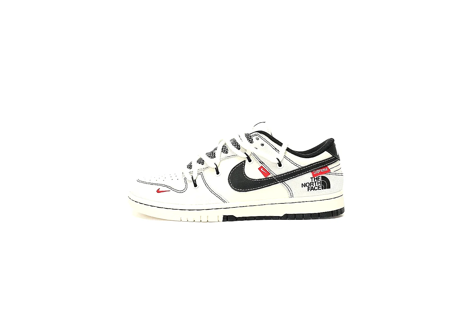Kako QC Lab inspection photos for Nike White Black Low Court