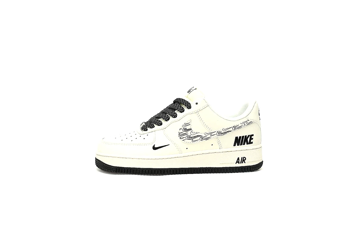 Kako QC Lab inspection photos for Nike White Black Low Court