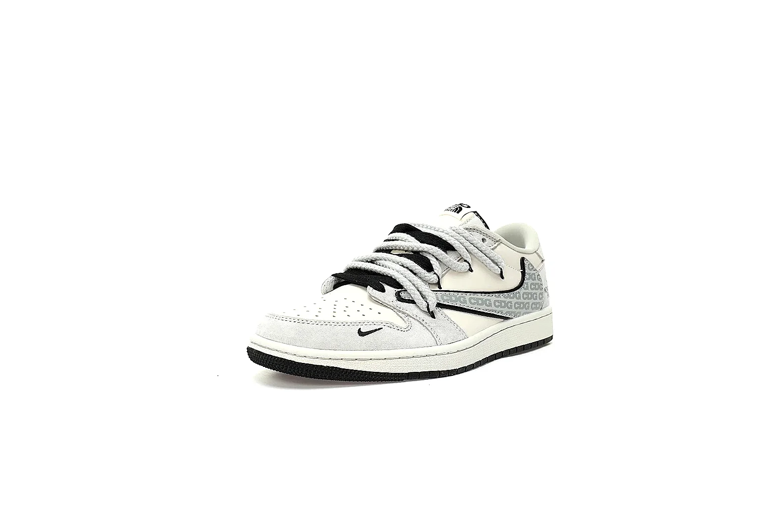 Kako QC Lab inspection photos for Nike White Black Low Court Sneaker thumbnail 5