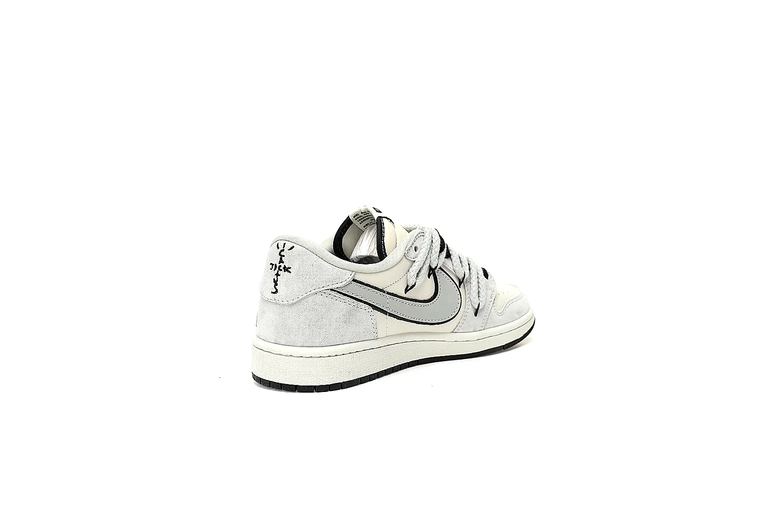 Kako QC Lab inspection photos for Nike White Black Low Court Sneaker thumbnail 6