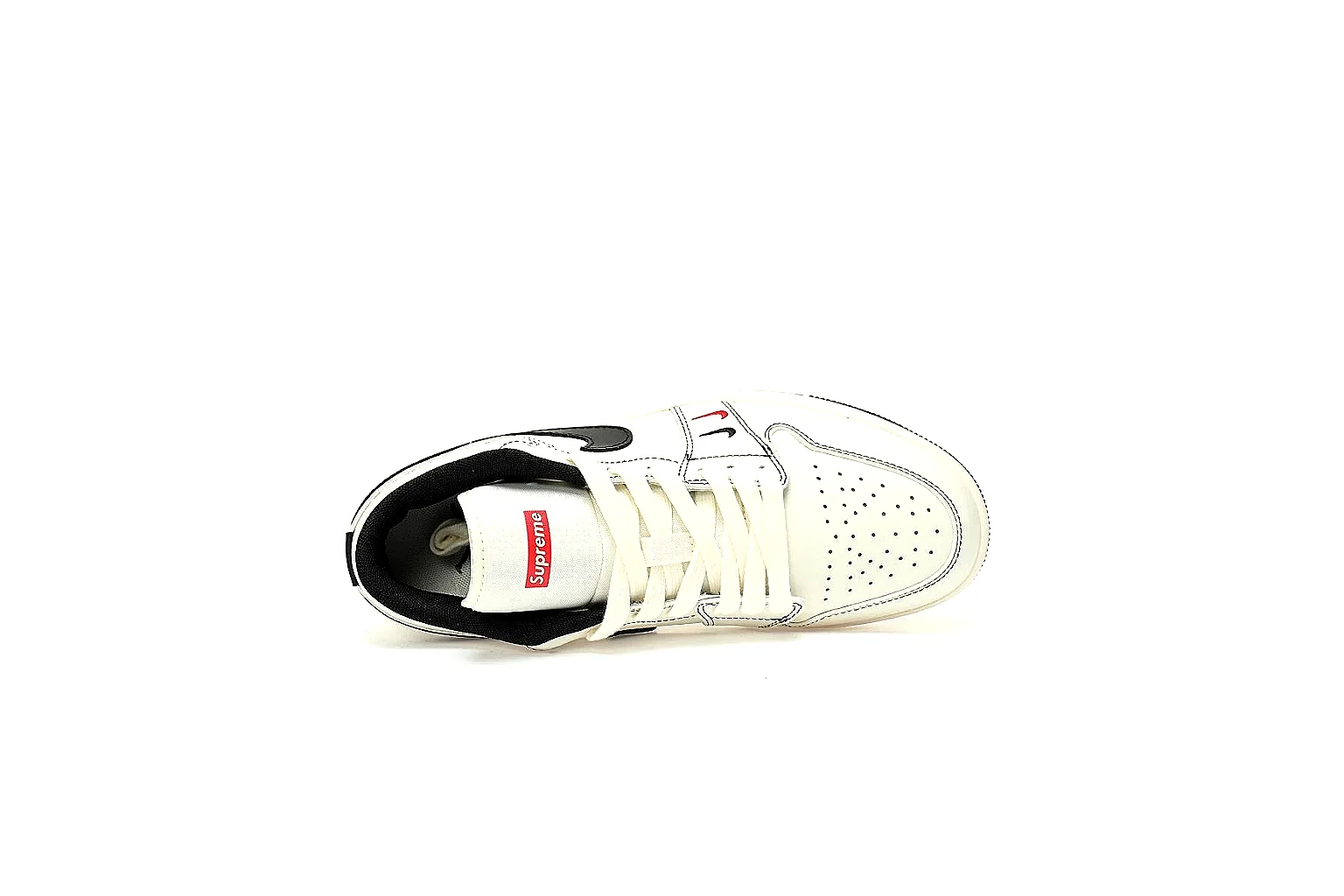 Kako QC Lab inspection photos for Nike White Black Low Court Sneaker thumbnail 2