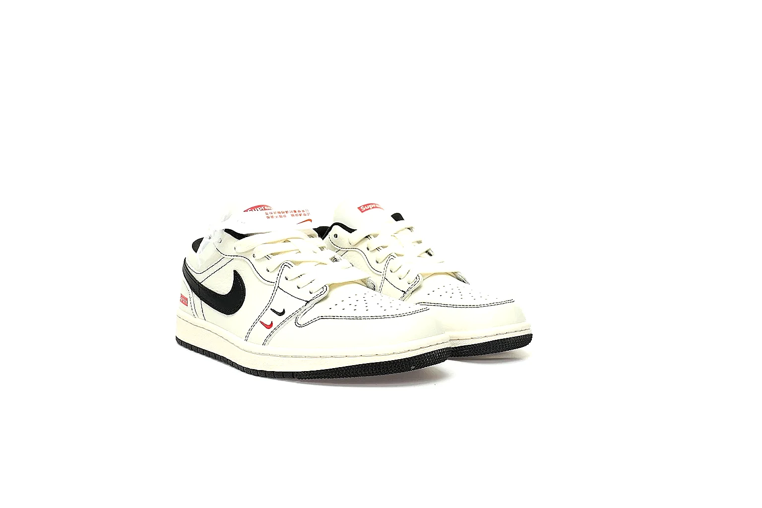 Kako QC Lab inspection photos for Nike White Black Low Court Sneaker thumbnail 4