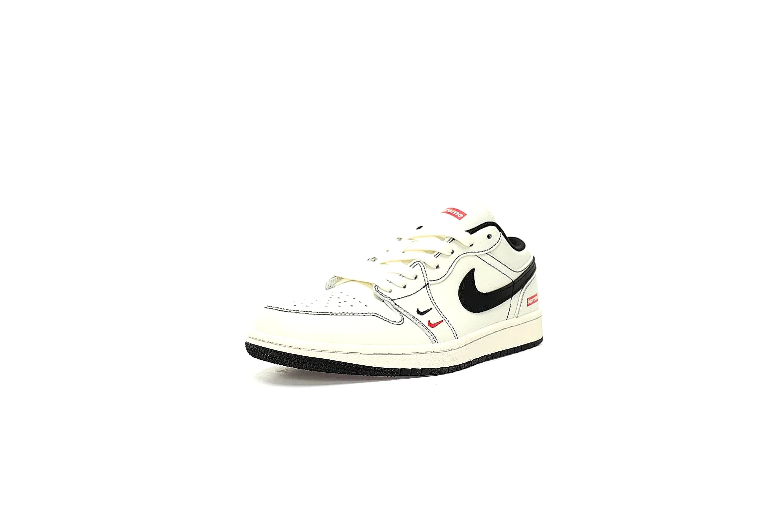 Kako QC Lab inspection photos for Nike White Black Low Court Sneaker thumbnail 5
