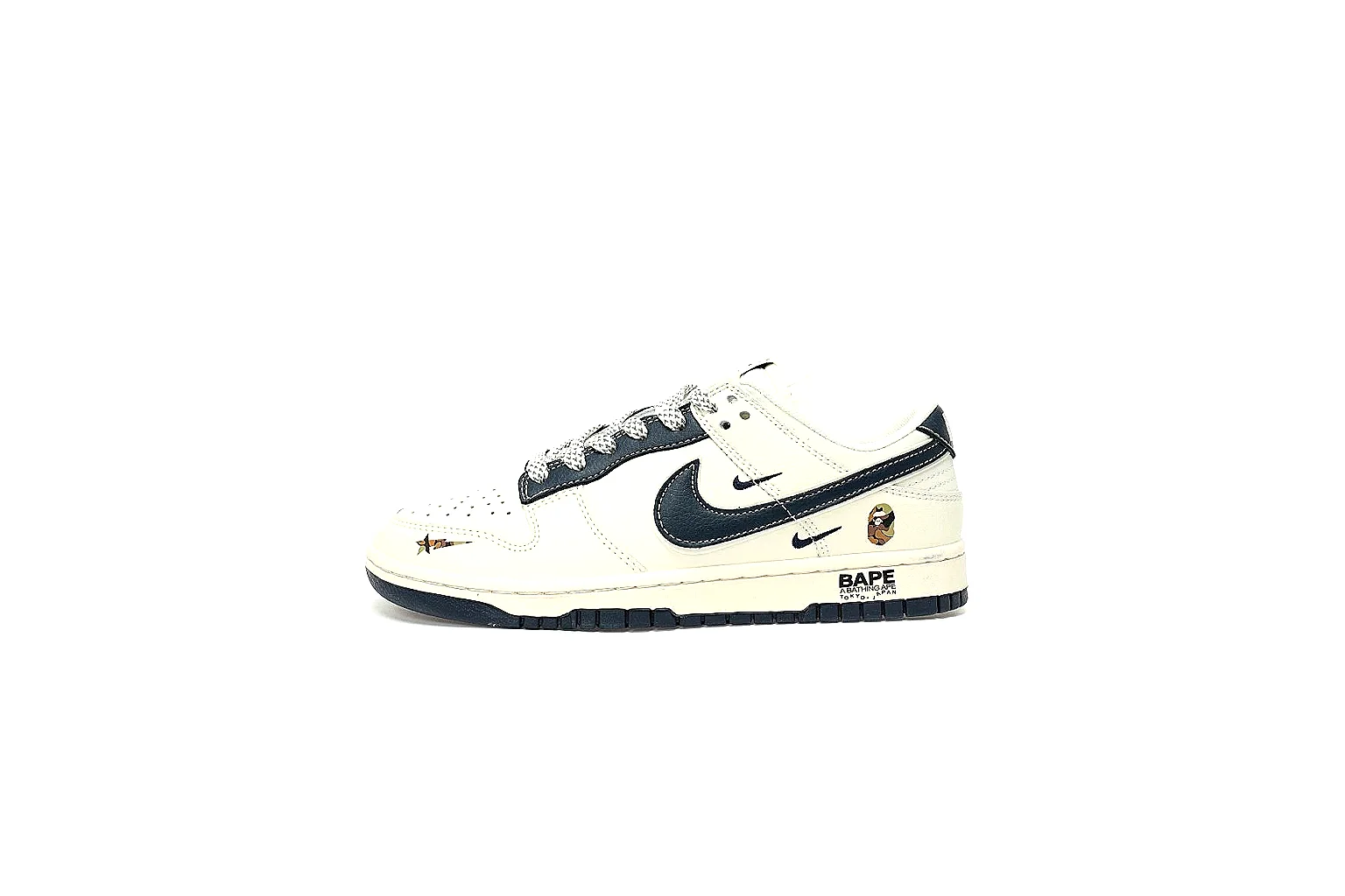 Kako QC Lab inspection photos for Nike White Black Low Court