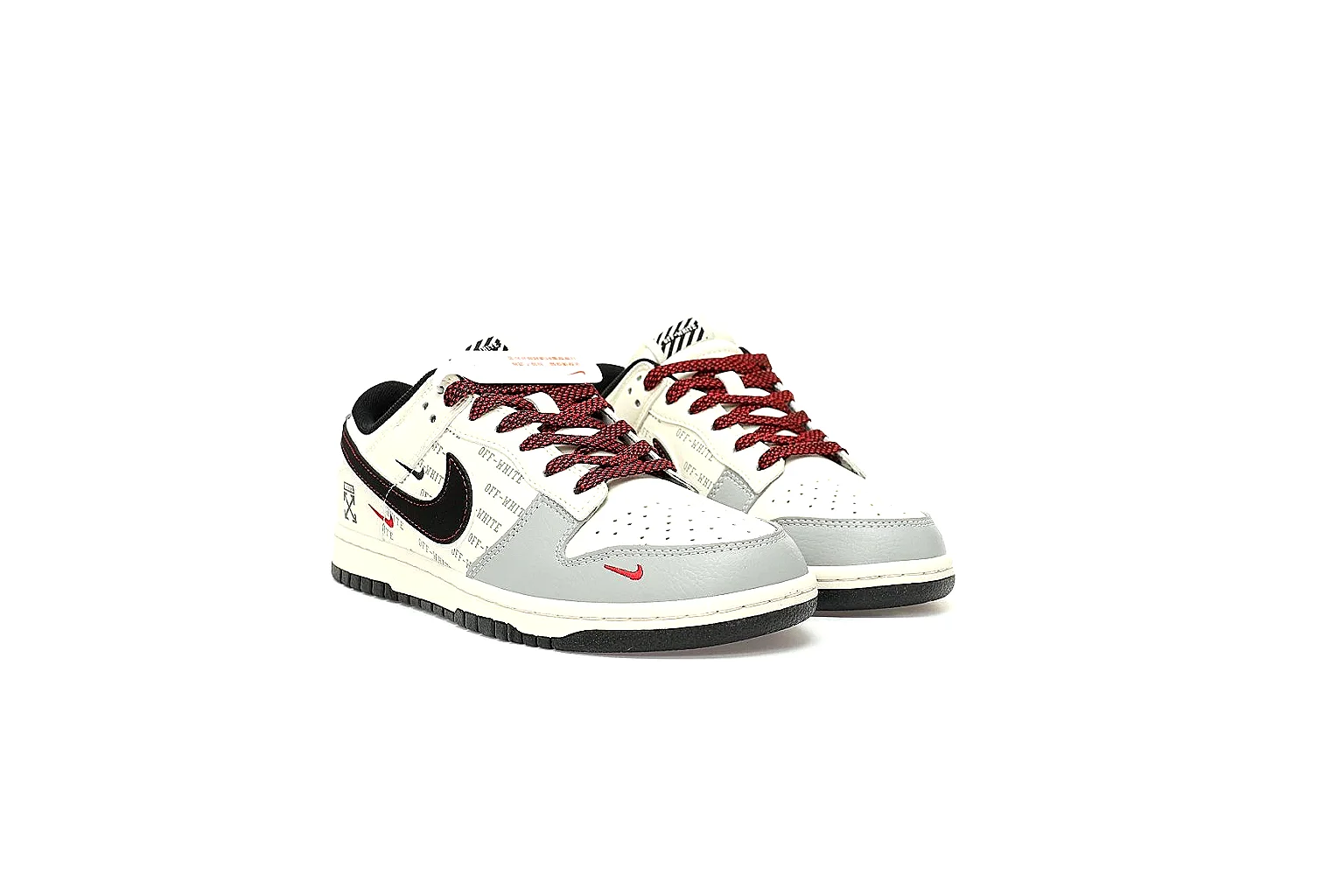 Kako QC Lab inspection photos for Nike White Black Red Low Court thumbnail 3