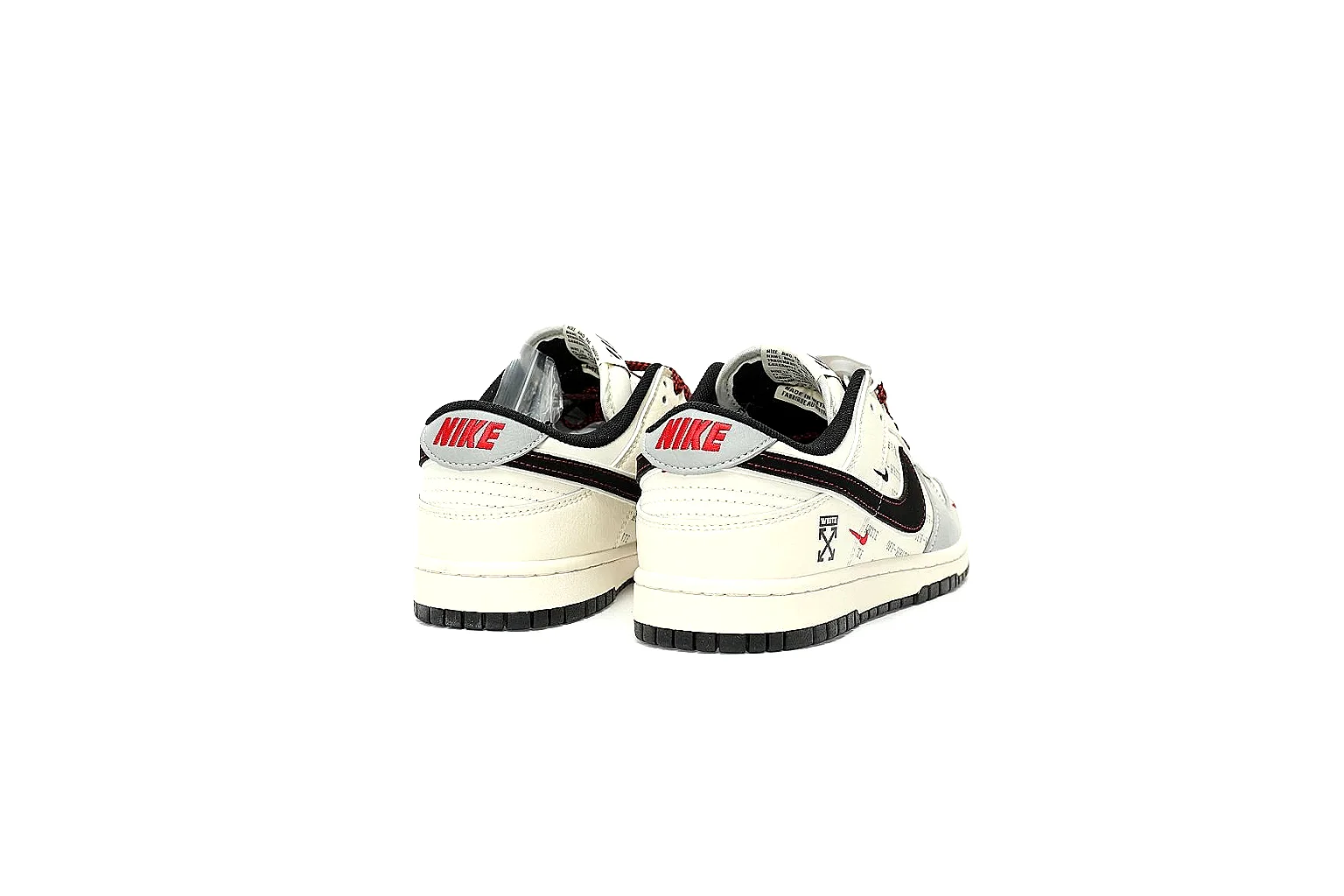 Kako QC Lab inspection photos for Nike White Black Red Low Court thumbnail 4
