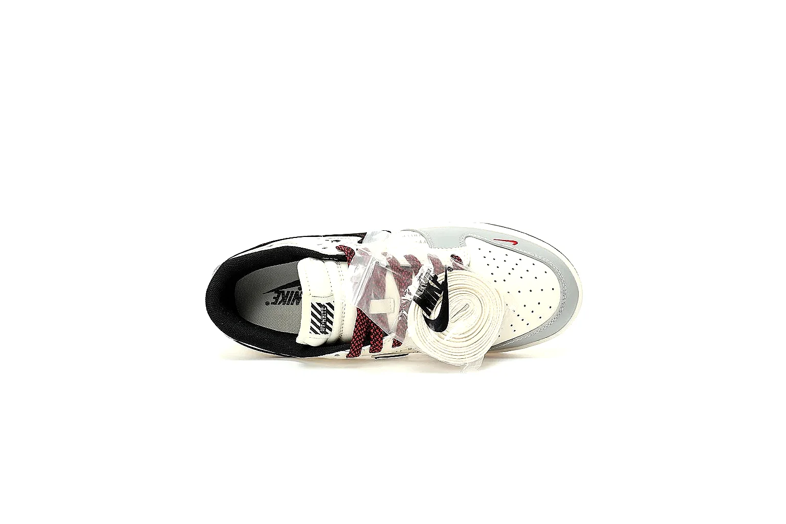 Kako QC Lab inspection photos for Nike White Black Red Low Court thumbnail 6