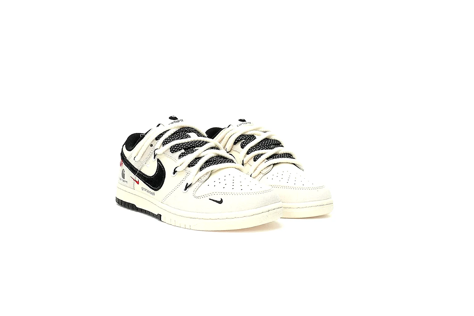 Kako QC Lab inspection photos for Nike White Black Red Low Court thumbnail 3