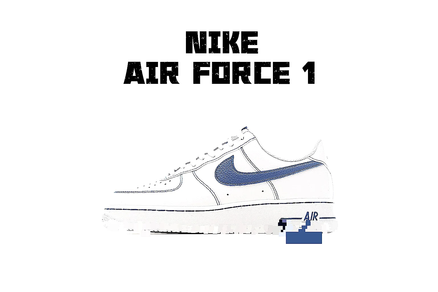 Kako QC Lab inspection photos for Nike White Blue Low Court thumbnail 5