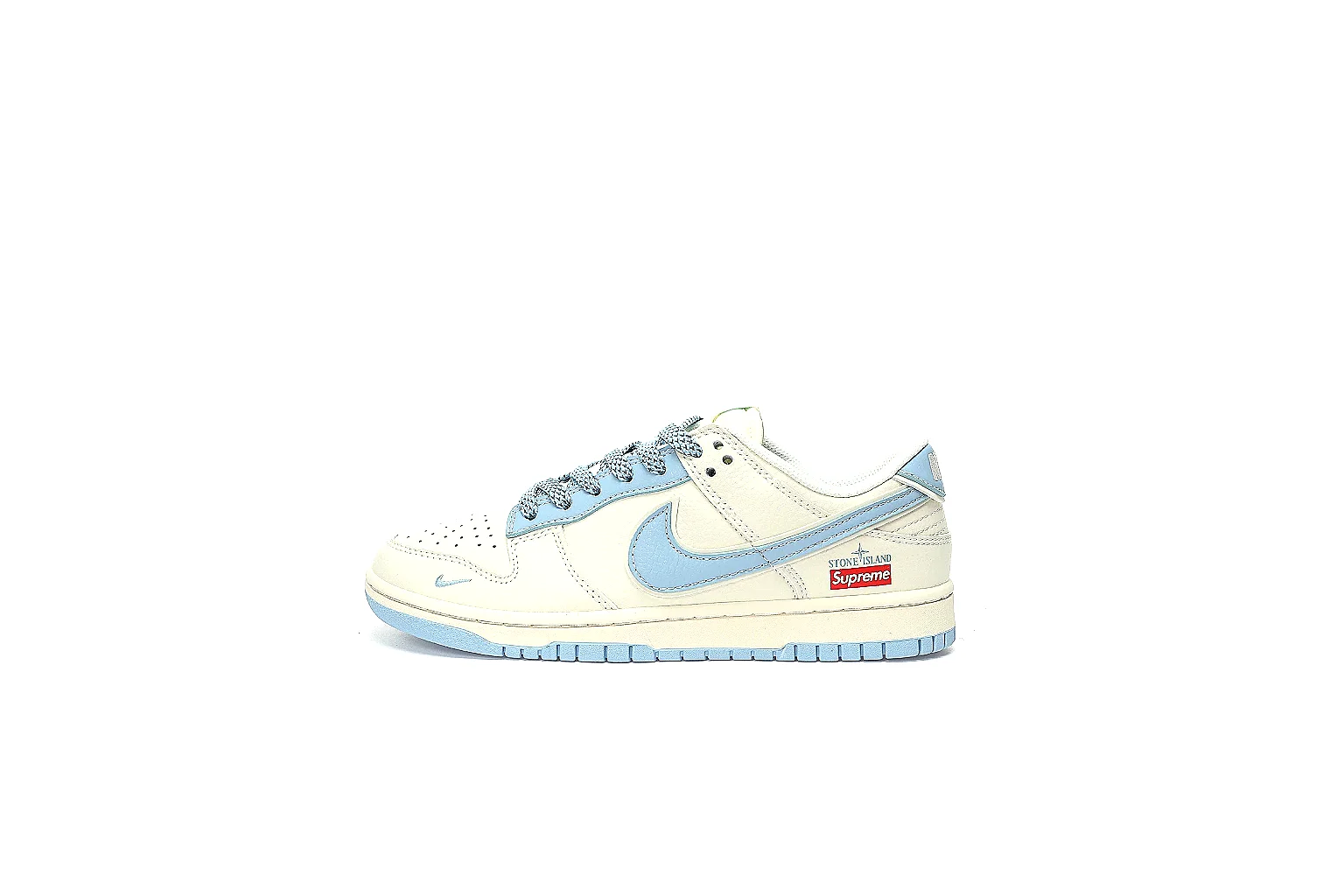 Kako QC Lab inspection photos for Nike White Blue Low Court thumbnail 2