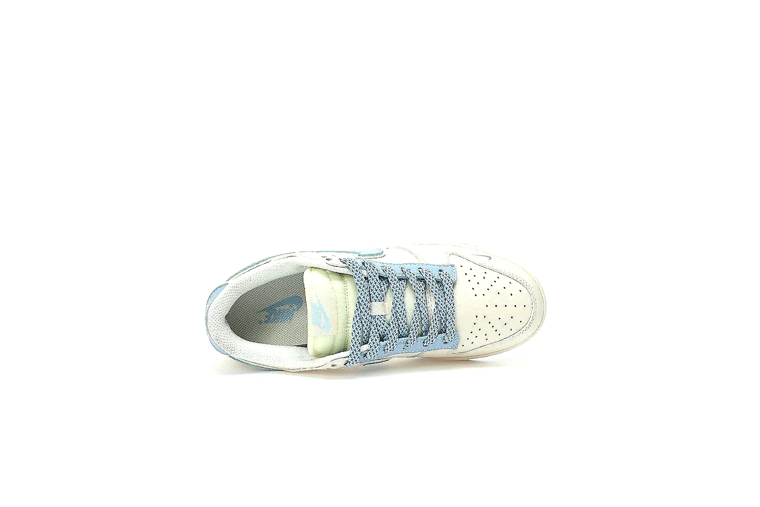 Kako QC Lab inspection photos for Nike White Blue Low Court