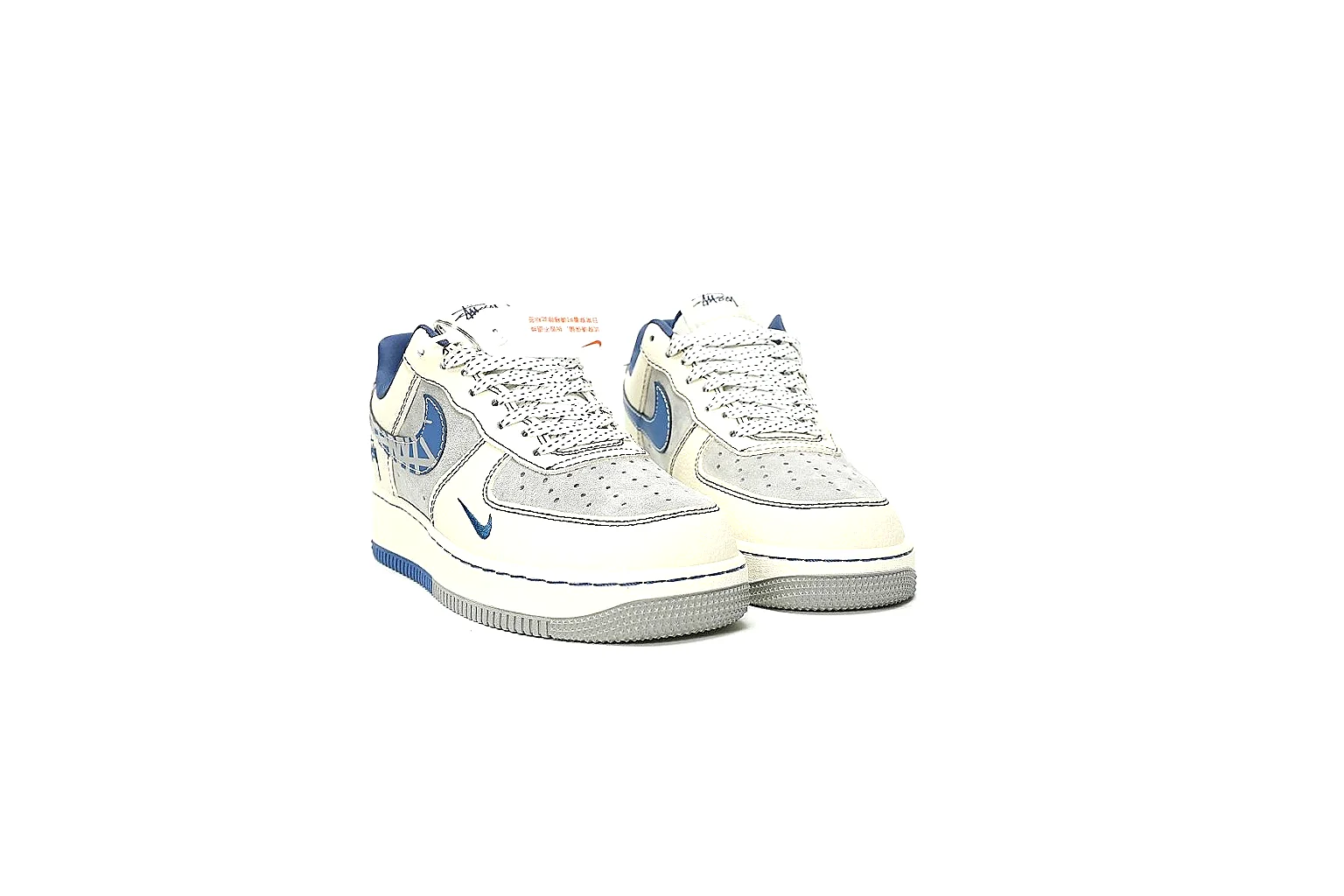Kako QC Lab inspection photos for Nike White Blue Low Court thumbnail 3